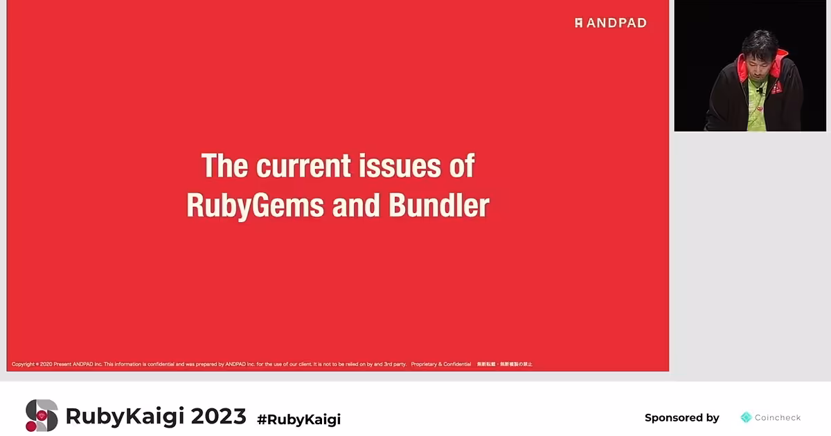 [JA] How resolve Gem dependencies in your code? / Hiroshi SHIBATA @hsbt - YouTube