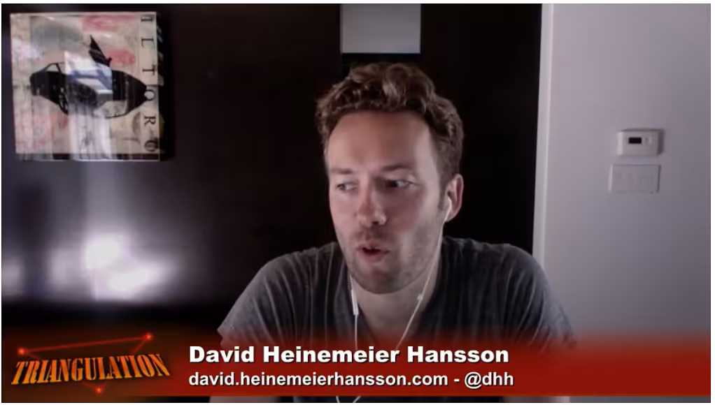 David Heinemeier Hansson about programming as art