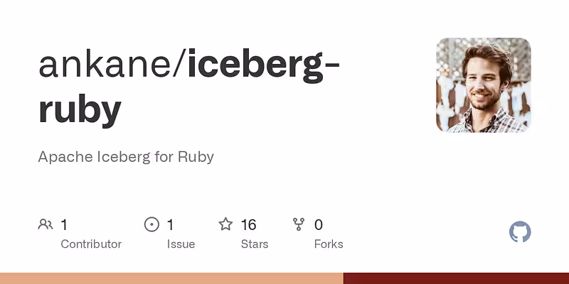 ankane/iceberg-ruby: Apache Iceberg for Ruby