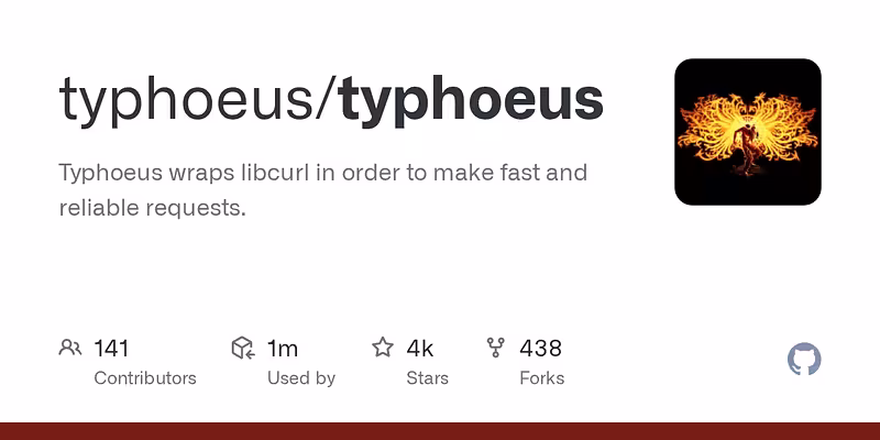typhoeus/typhoeus: Typhoeus wraps libcurl in order to make fast and reliable requests.