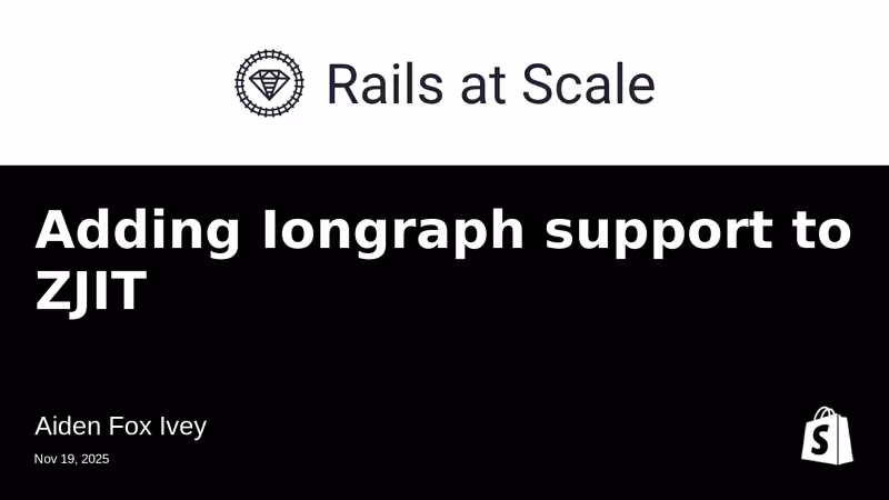 Adding Iongraph support to ZJIT | Rails at Scale