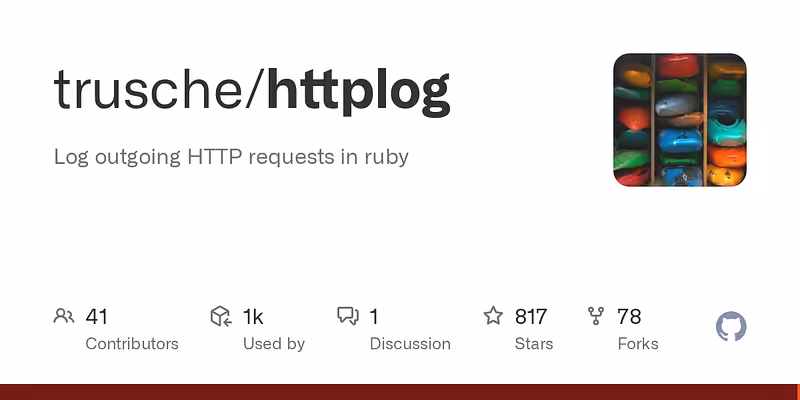 trusche/httplog: Log outgoing HTTP requests in ruby