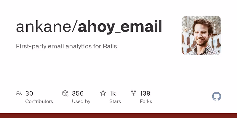 ankane/ahoy_email: First-party email analytics for Rails