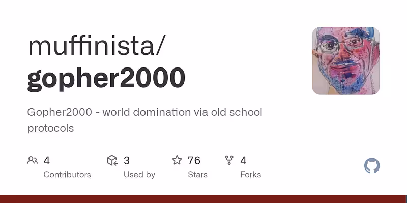 muffinista/gopher2000: Gopher2000 - world domination via old school protocols