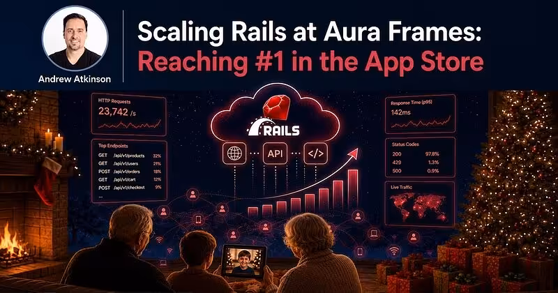 Scaling Rails at Aura Frames: Splitting to 8 Primary DBs and Reaching #1 in the App Store | Software Engineer, Author, High Performance PostgreSQL for Rails