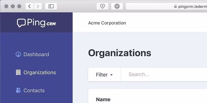 ledermann/pingcrm: PingCRM on Rails - A Ruby on Rails demo application to illustrate how Inertia.js works