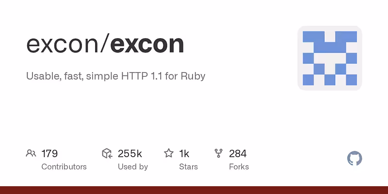 excon/excon: Usable, fast, simple HTTP 1.1 for Ruby
