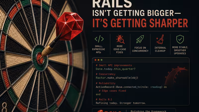 Rails Isn’t Getting Bigger It’s Getting Sharper