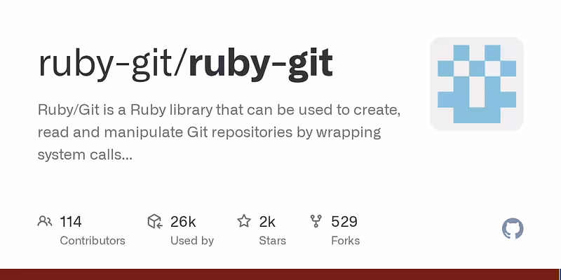 ruby-git/ruby-git: Ruby/Git is a Ruby library that can be used to create, read and manipulate Git repositories 
