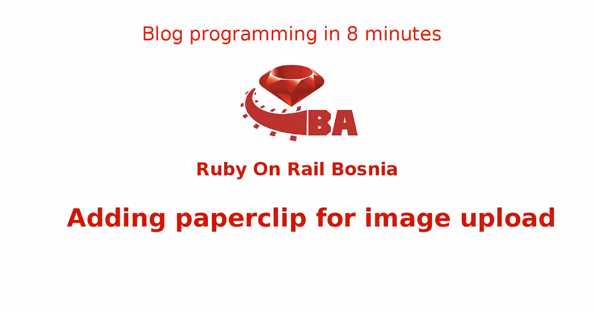 Build Blog in 8 minutes adding Paperclip image upload Ruby 2.4.2 Rails 5.1.4 - YouTube